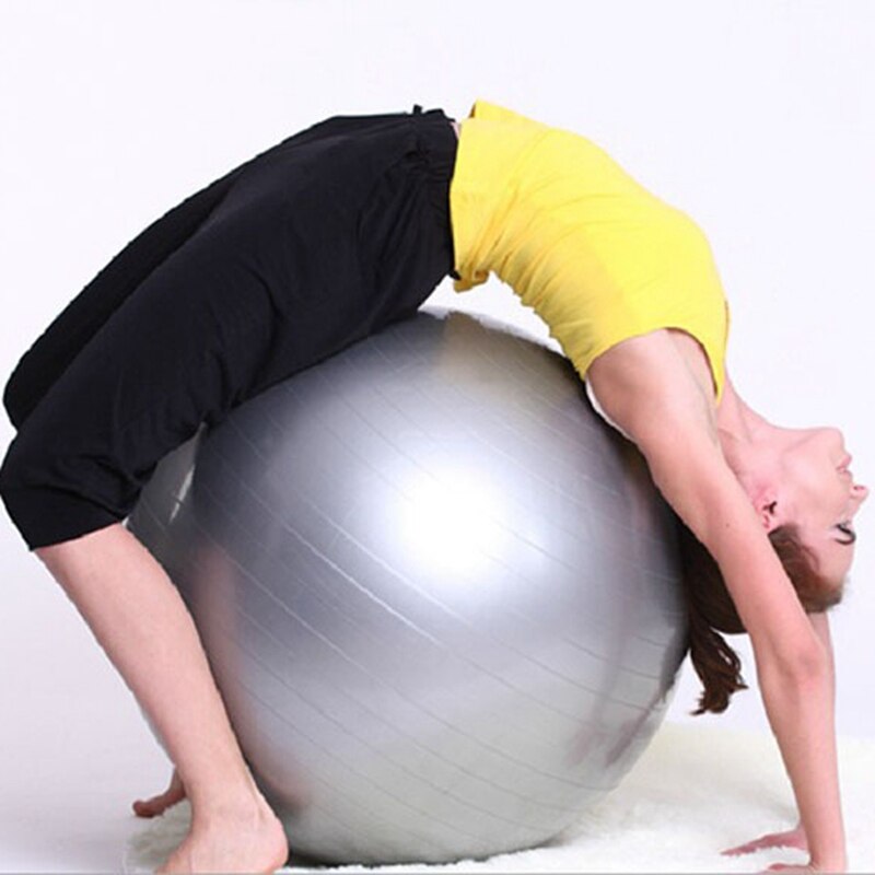 Yoga Palle E Sfere di Sport Bola Pilates Fitness Palestra Equilibrio Esercizio Pilates Allenamento Sfera di Massaggio Alleviare Il Dolore 45 centimetri 55 centimetri 65 centimetri 75 centimetri UNA Palla