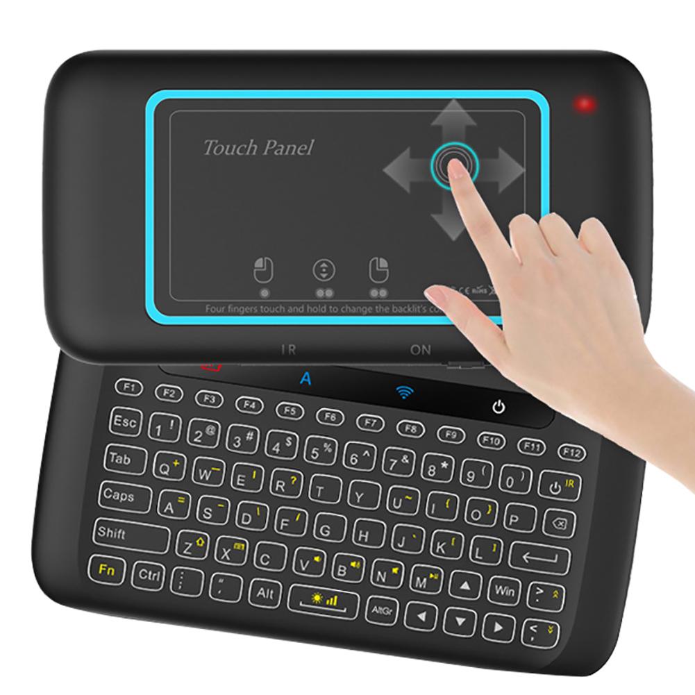 H20 Universal Backlight Touchpad Keyboard Air Wireless Mouse Remote Controller For Android Tv Box/Mini Pc/Tv Bluetooth Mouse