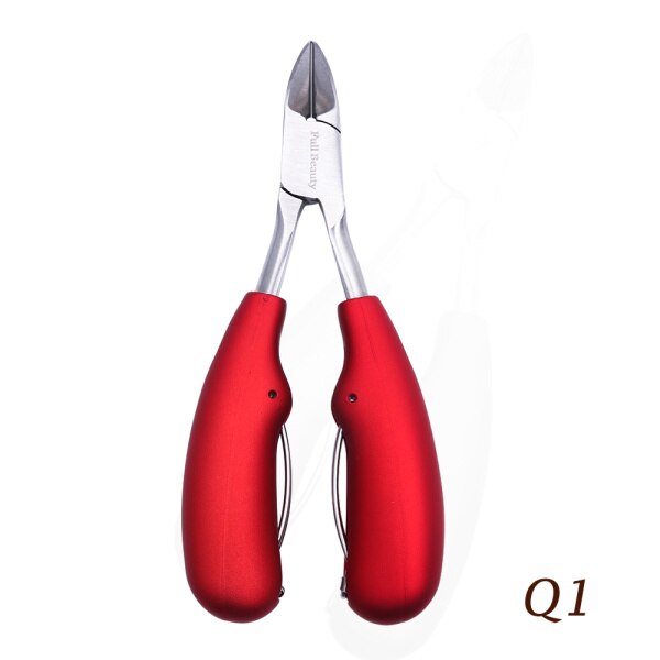 Död hud remover nail art verktyg guld silver nagel nagelband nipper trimning pedikyr vård nagelsax rostfri manikyr  ch1586: Q1