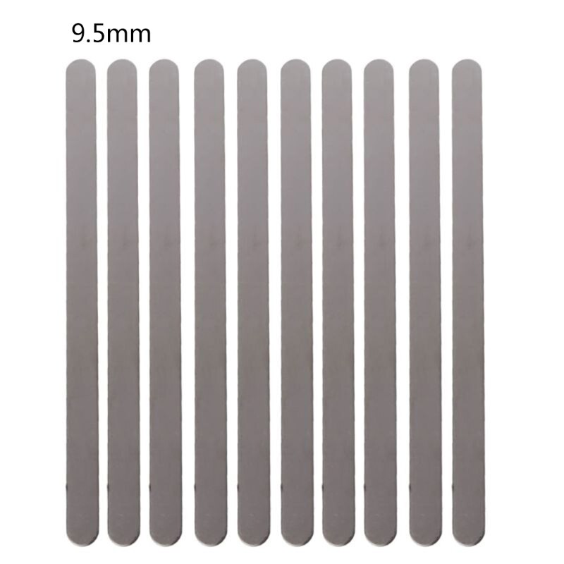 Pulsera de aluminio en blanco, brazalete de acero inoxidable, barra doblada para estampar pulseras DIY, herramienta de fabricación de joyas: C