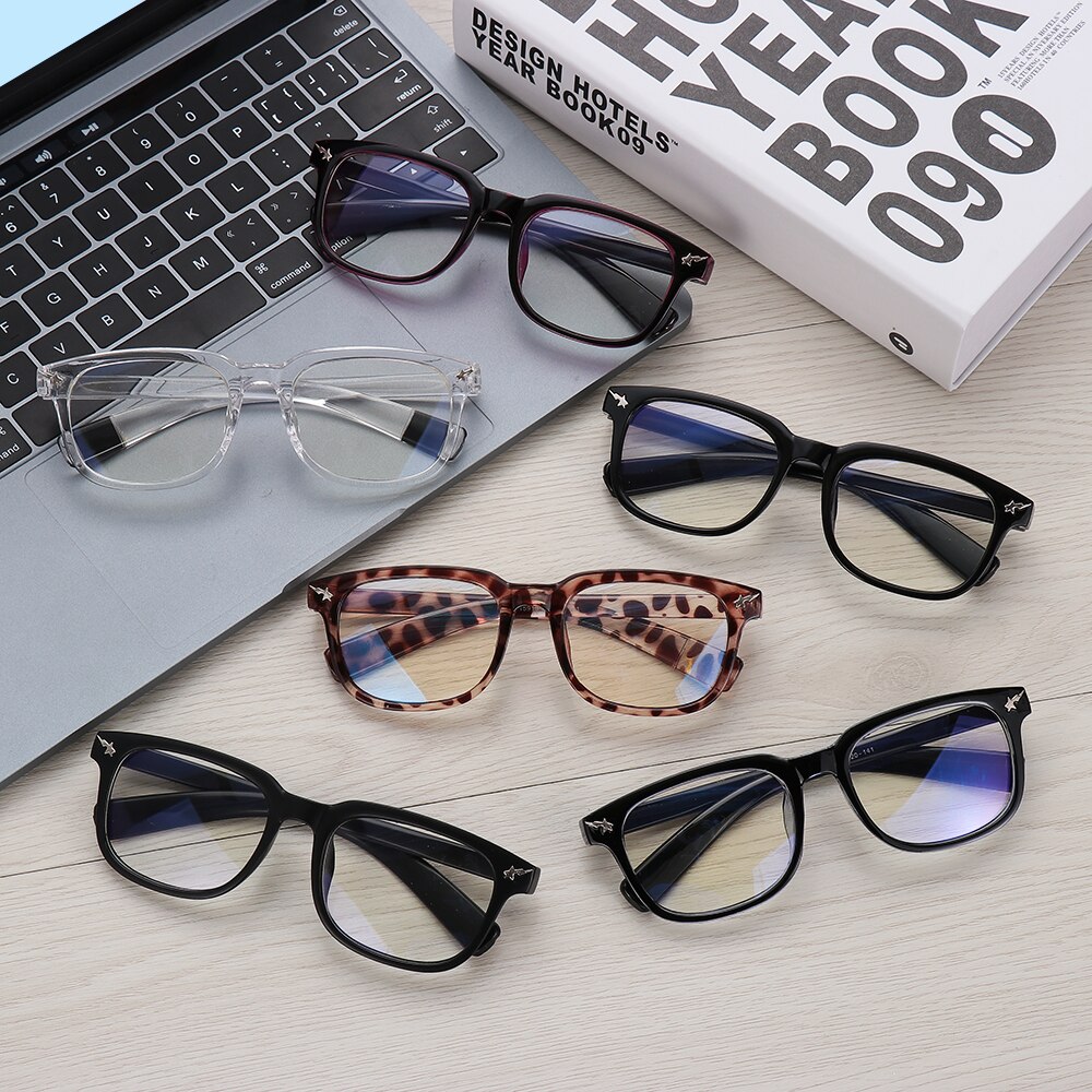 Anti-UV 400 Unisex Anti Blue Rays Glasses Radiation Protection Computer Goggles Flat Mirror Eyeglasses For Gaming Reading