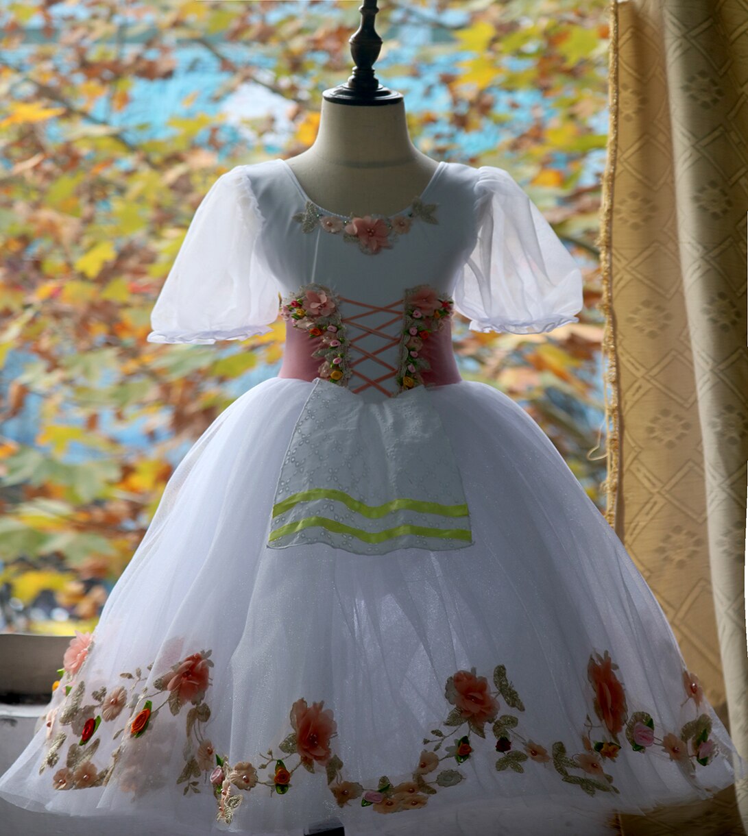 ballet tutu skirt dance tulle dress Gisele Girls Dance wear .BT-07