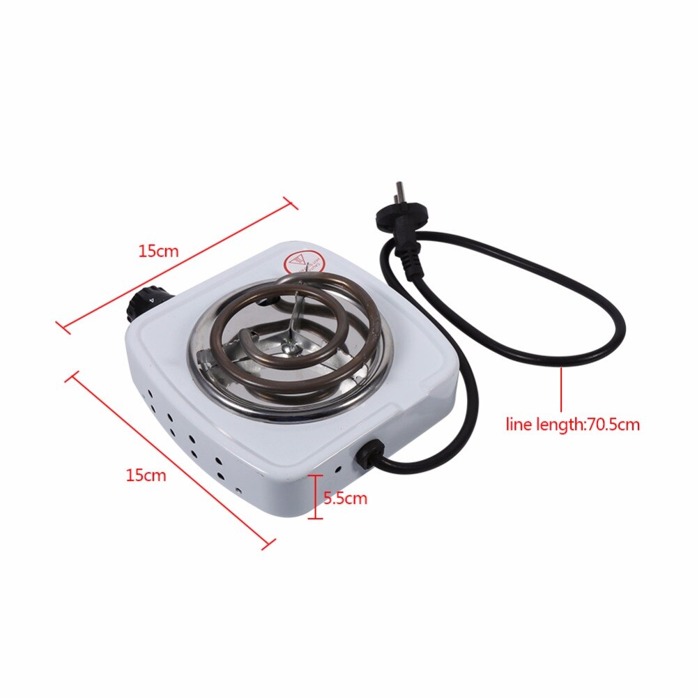 Placa de cocina eléctrica de hierro con enchufe europeo de 220V y 500 W, cocina casera, calentador de café, placa , electrodomésticos de cocina