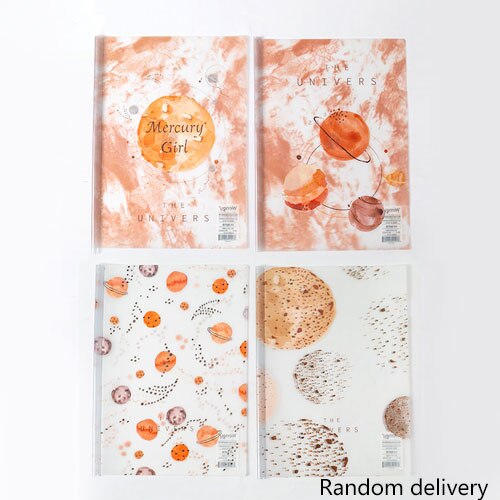 1pc a4 fil mappe gennemsigtig rapport cover fil organizer rygsøjle mapper pvc taske: C -1 stk
