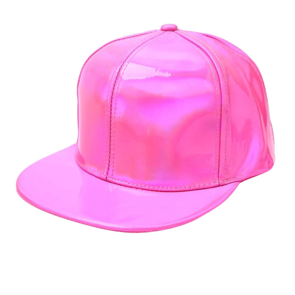 Mand kvinder baseball ensfarvet fluorescerende fladbrætt hat hip-hop hat udendørs klassisk stil cap lavet justerbar hat кепка