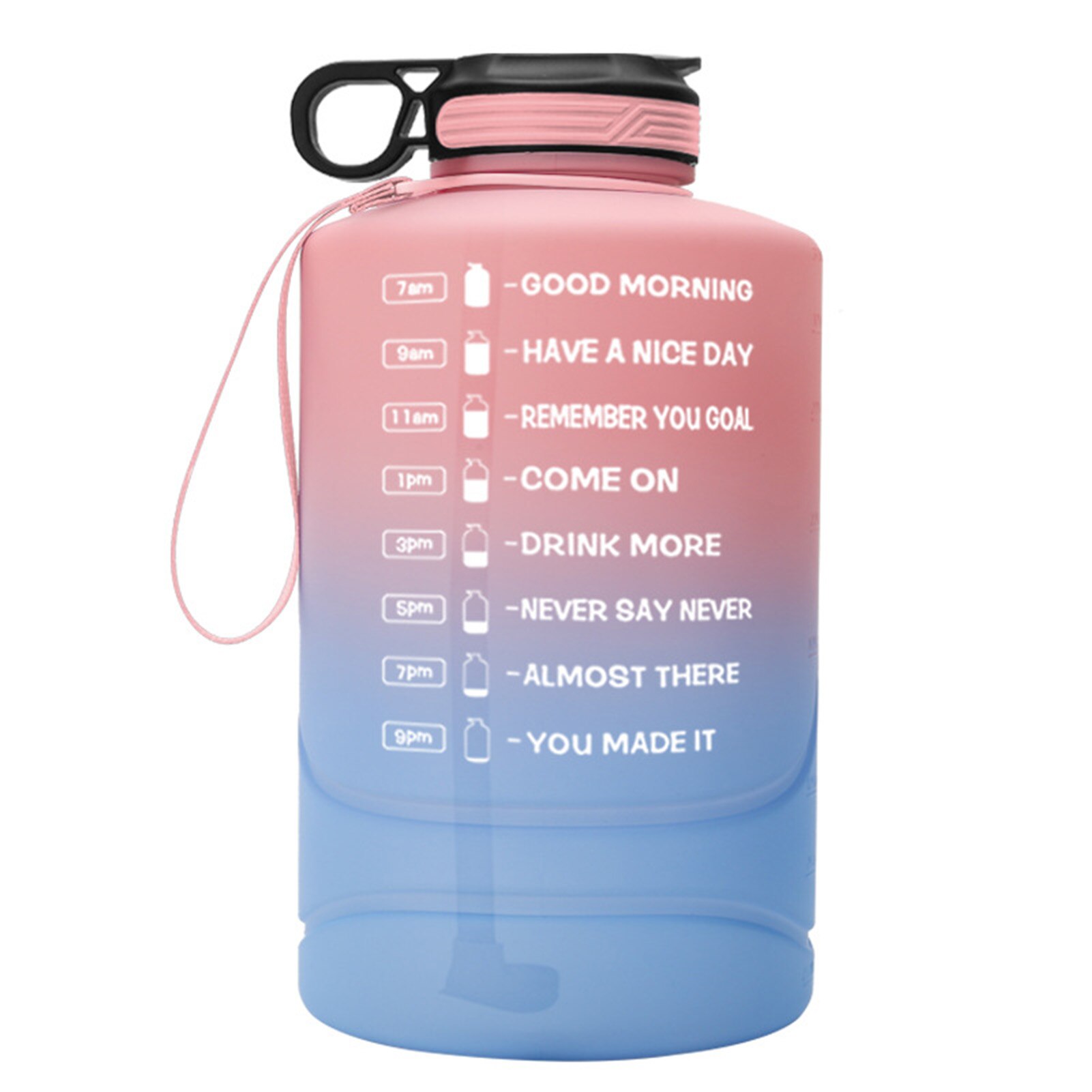 Buildlife 2.2L Water Fles Met Vergrendeling Flip-Flop Deksel Outdoor Gym Flessen Fitness Sport Bpa Gratis Grote Capaciteit Jug