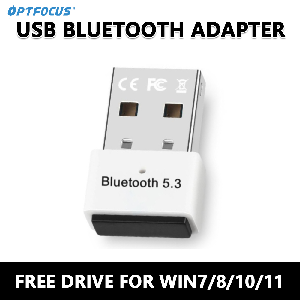 Bezprzewodowy adapter Bluetooth 5.3 USB Odbiornik BT Darmowy sterownik do laptopa PC 7 urządzeń podłącz klucz adaptera odległości 20 metrów