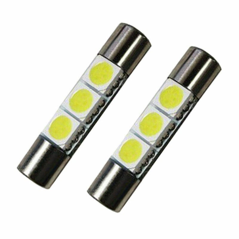 Set led -valot auto auto 6 kpl xenon aurinkolippa meikki peili super kirkas