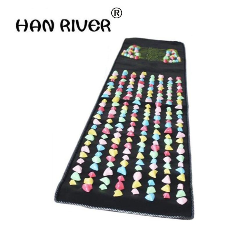 HANRIVER-alfombra masajeadora de pies con piedras de Color, producto de , para pasteles calientes, el camino de la salud, 2022
