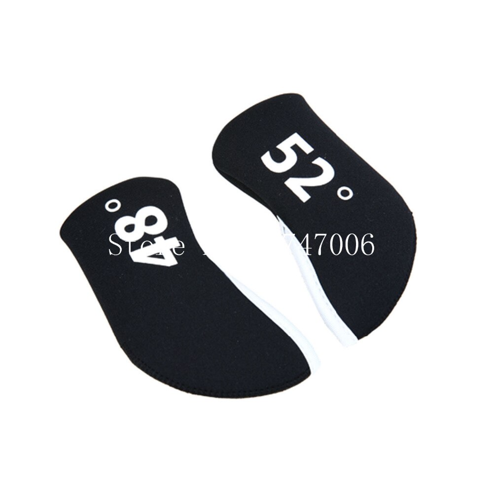 6pcs Wedge Cover Golf Wedge Head Covers Neoprene Cover 48,52,54,56,58,60 Degree