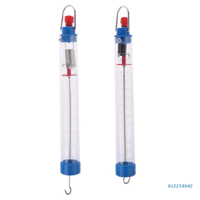 25N/2500g Newton Meter Force Meter Spring Dynamometer Spring Dual-Scaled Balance for Physical Experiment