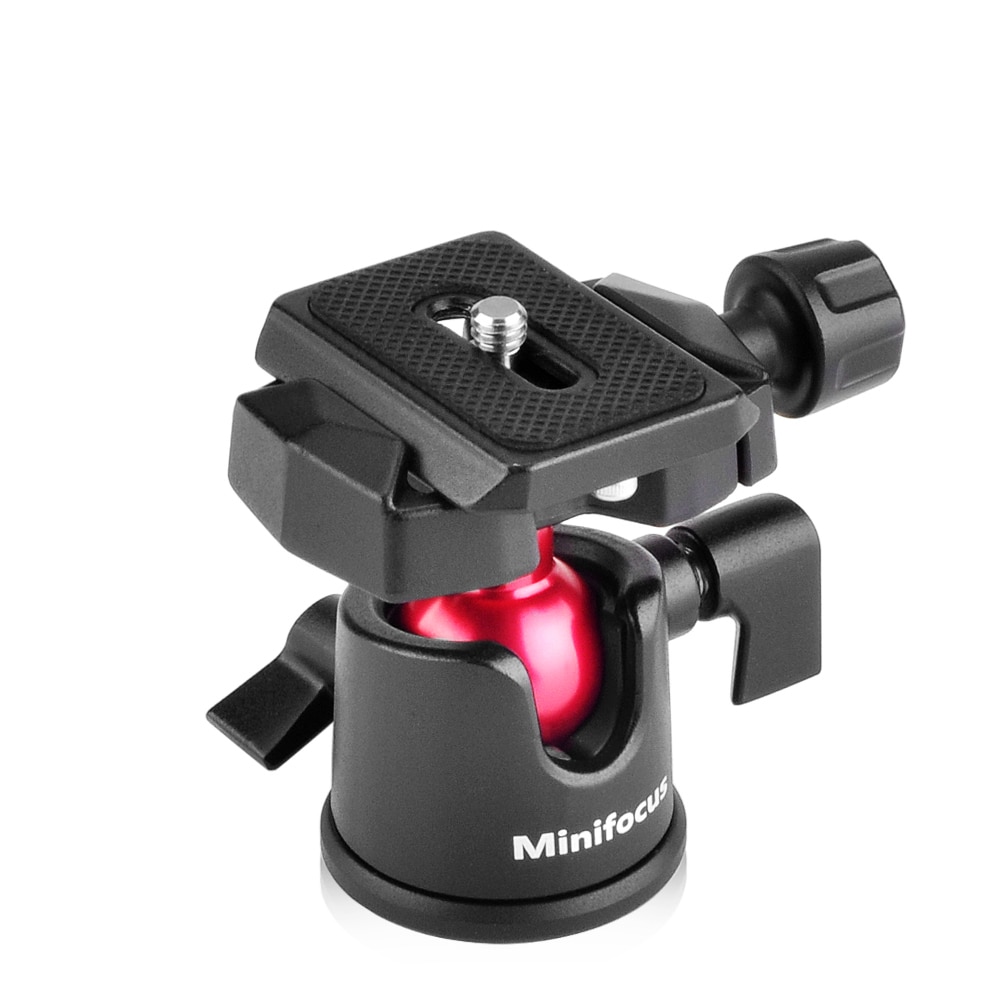 Kamera wideo statyw mini piłka głowy 360 stopni panoramiczny głowica kulowa Arca typu płytka szybki uwolnienie dla lustrzanka cyfrowa statyw kamery Monopod