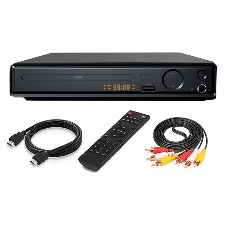 USB Metal With Cable VCD Multi Format CD Home Portable DVD Player For TV Support HDMI-compatible CD SVCD VCD Function