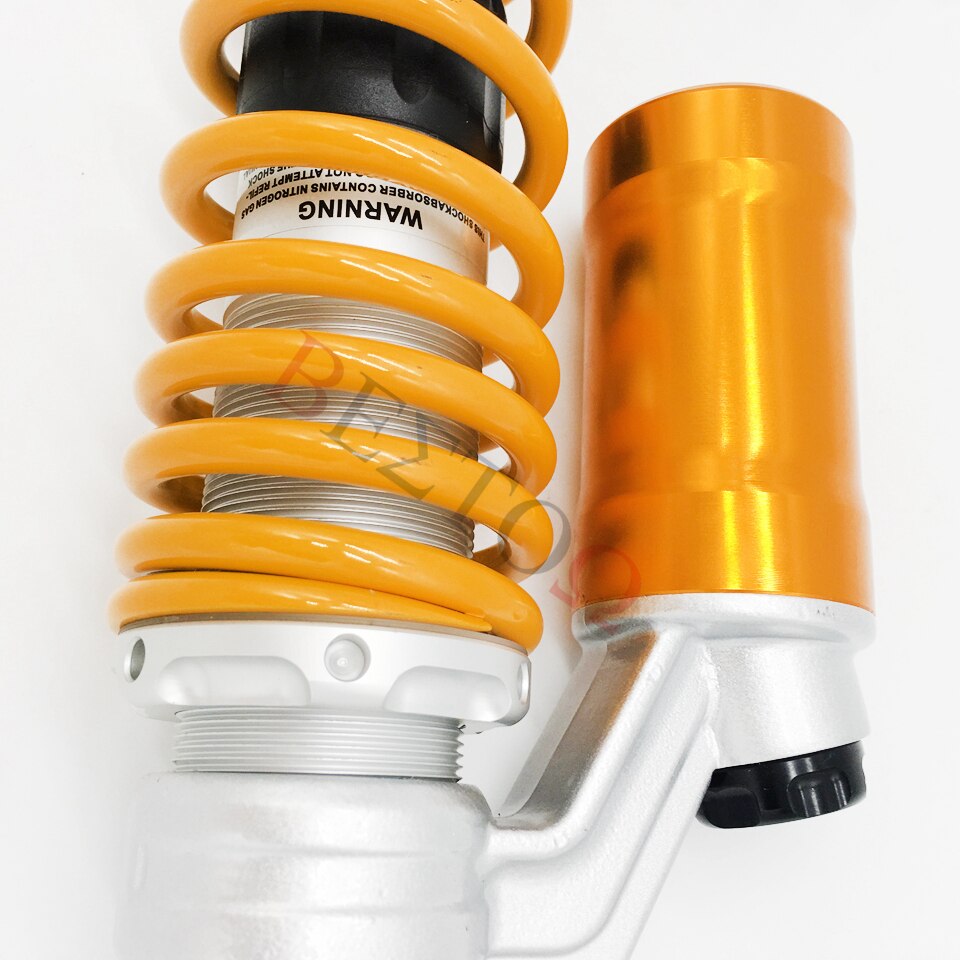 Universal 310mm 330mm 340mm 350mm Motorcycle Rear Shock Absorbers Modified Damping Adjustable Round Rebound Damping shock