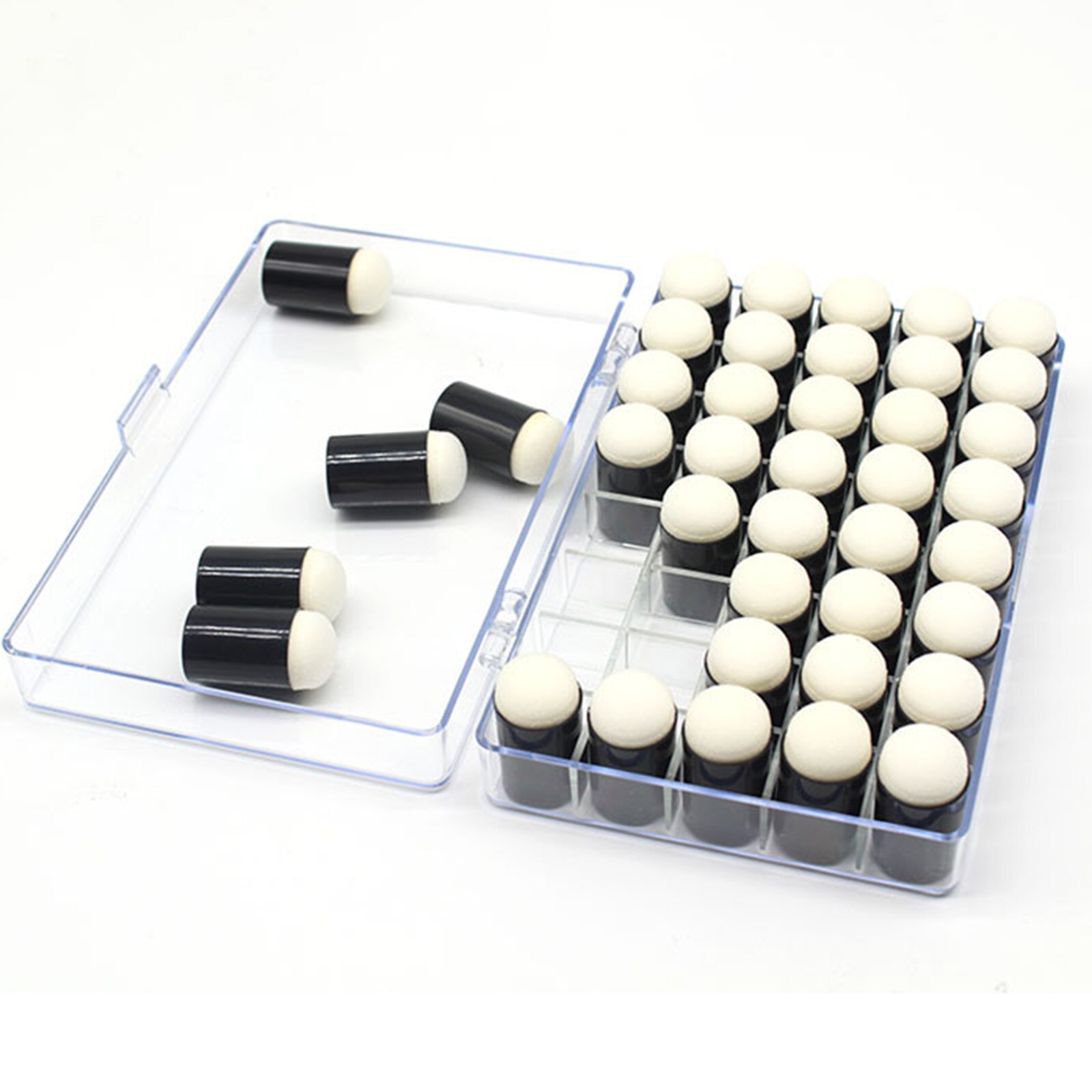 40pcs Sponge Daubers for Finger Daubers Sponger Foam Applying Ink/chalk/inking/staining Kids DIY Scrapbooking Painting Tool