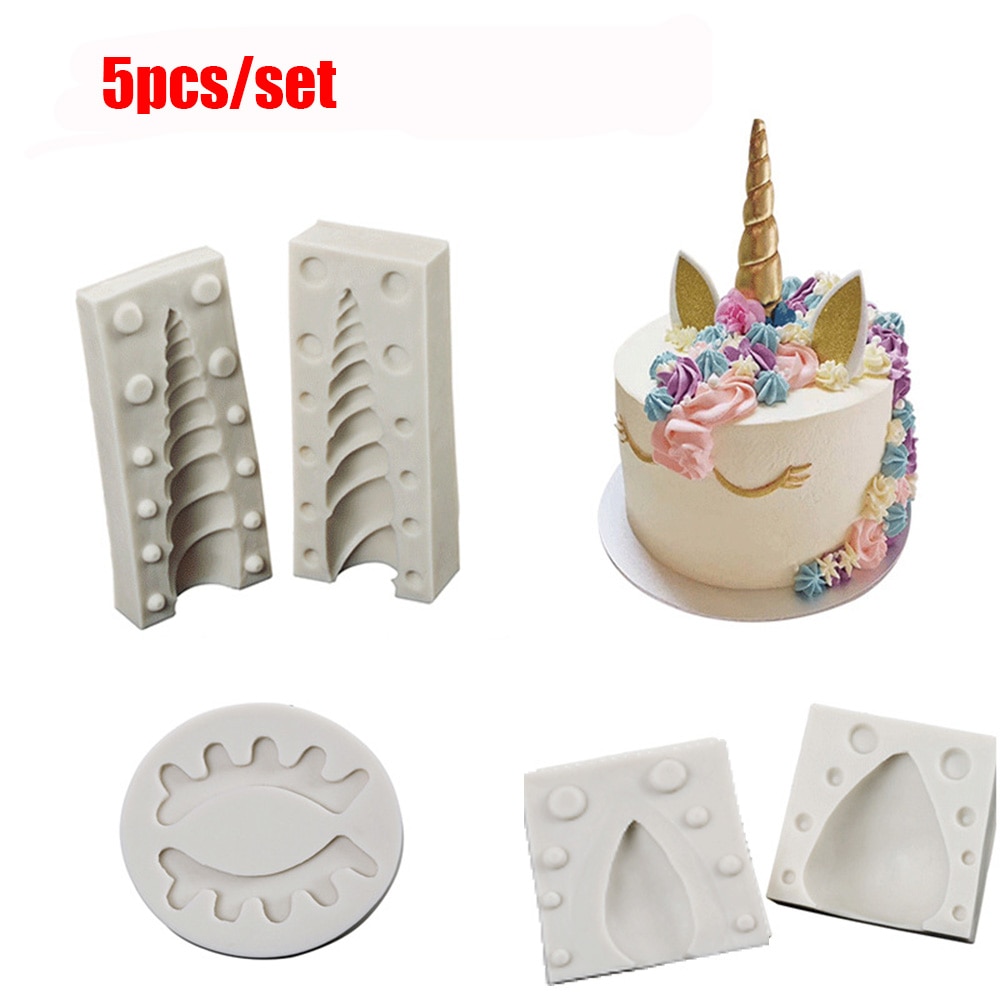 Kage værktøj enhjørning sky horn øre silikone skim... – Grandado