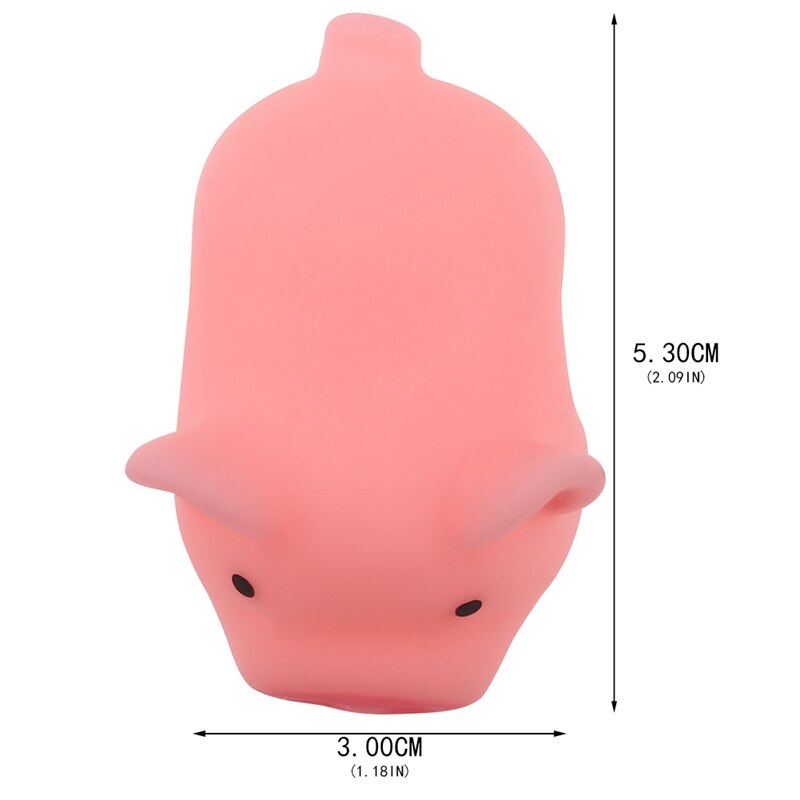 Cute Dog Toys Pink Screaming Rubber Pig Pet Toys Squeak Squeaker Chew Home Decorations