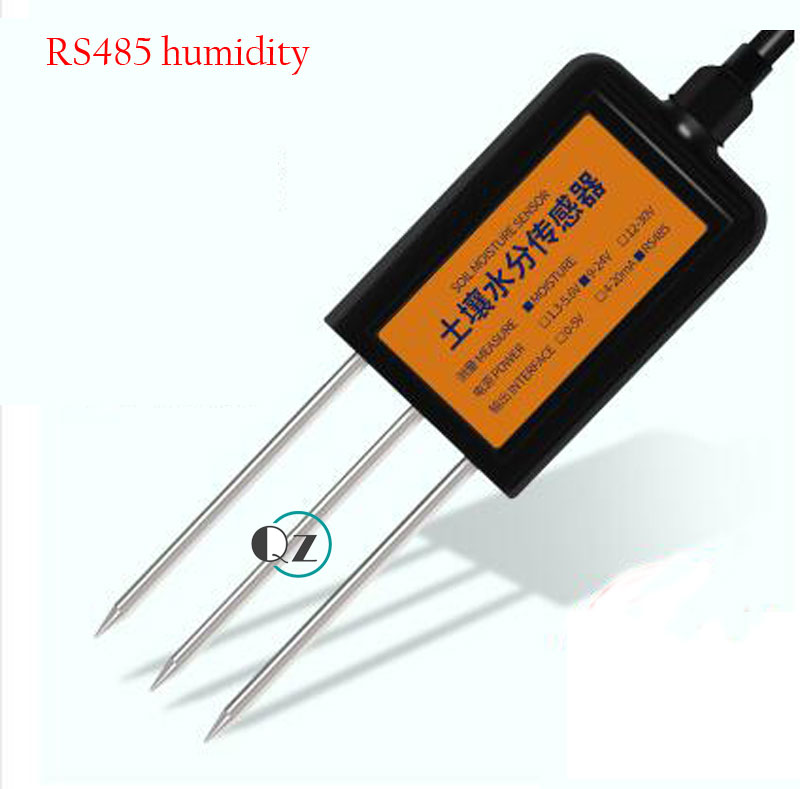 Soil temperature and humidity sensor PH conductivity nutrient soil sensor soil NPK sensor nitrogen phosphorus potassium detector: RS485 humidity