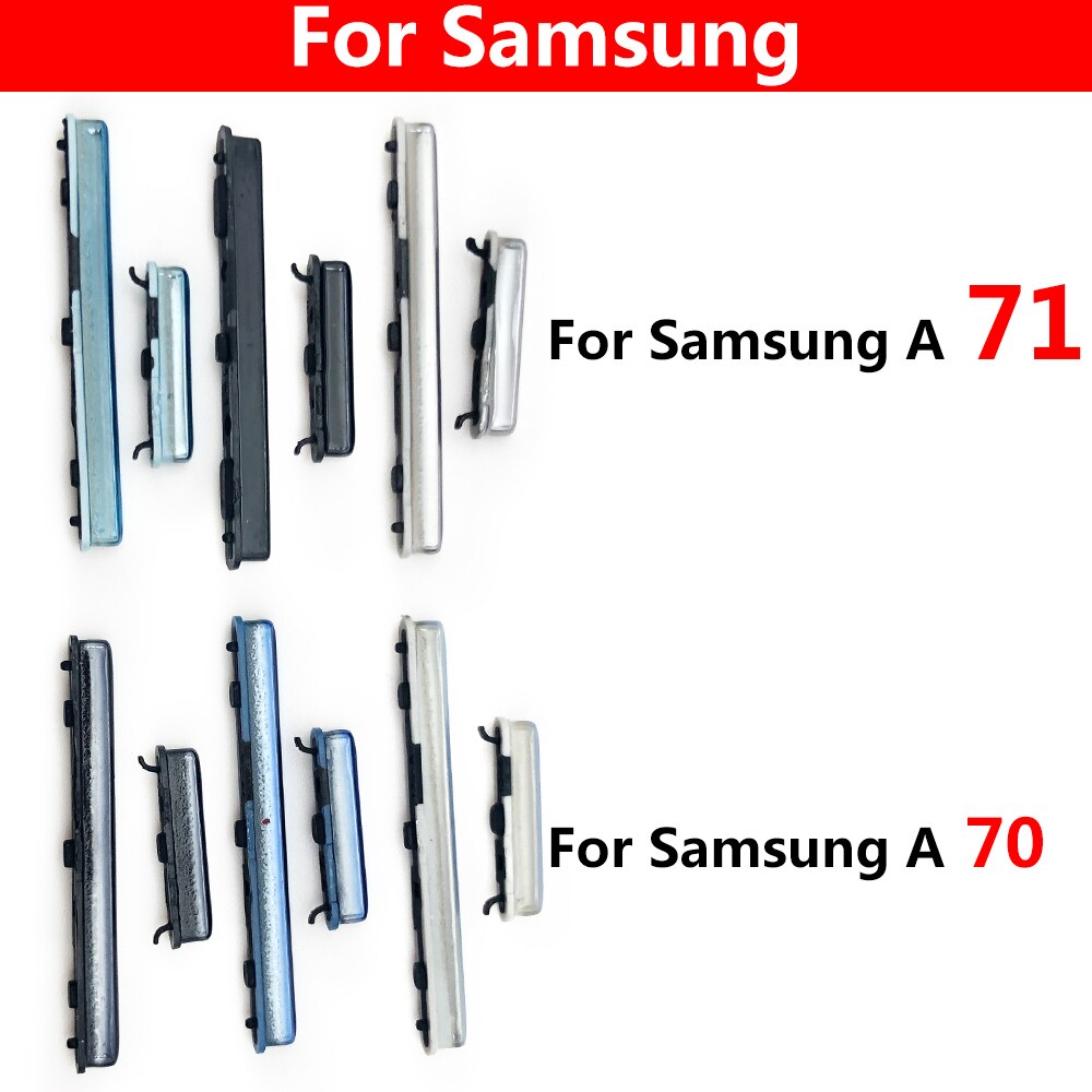 Nowy dla Samsung A31 A315F A51 A515F A70 A705F A71 A715F przycisk zasilania + głośności przycisk boczny klucz części zamienne