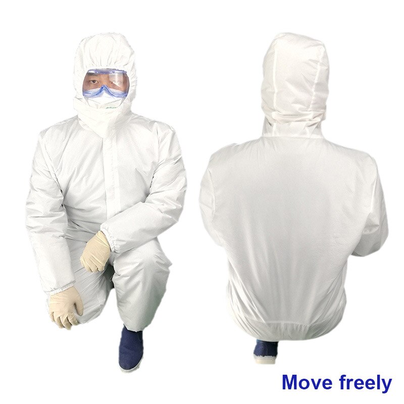 Disposable Waterproof Oil-Resistant Protective Coverall Worker Painting Clothes Overall Suit C1