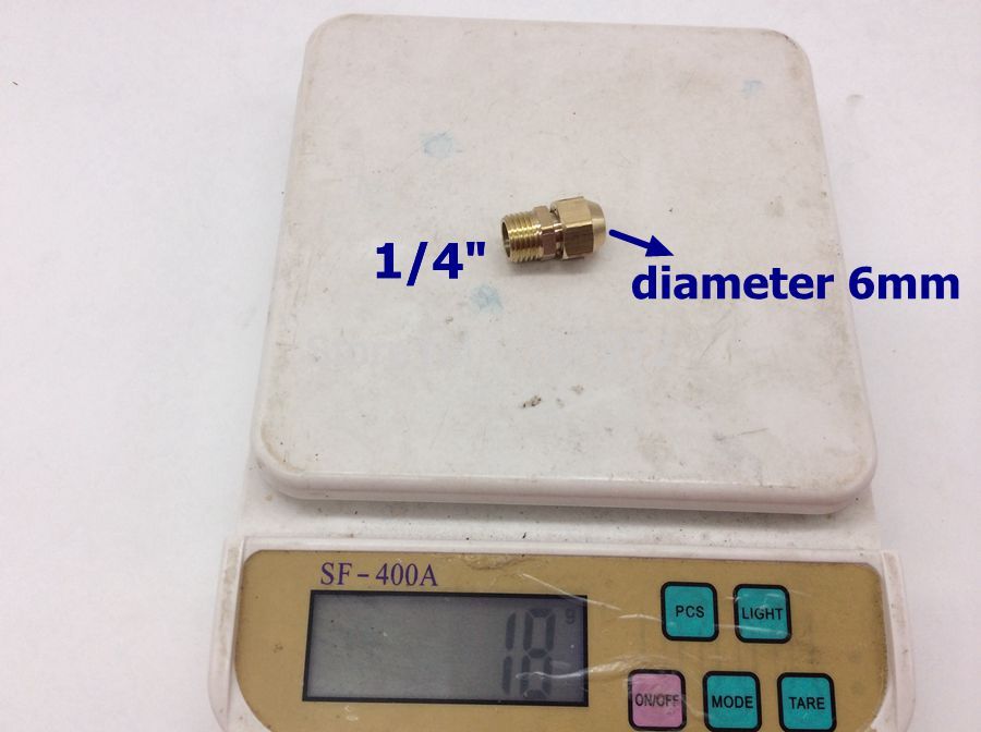 copper Flaring directly connect, brass fitting, copper fitting,Brass expansion estuary flared