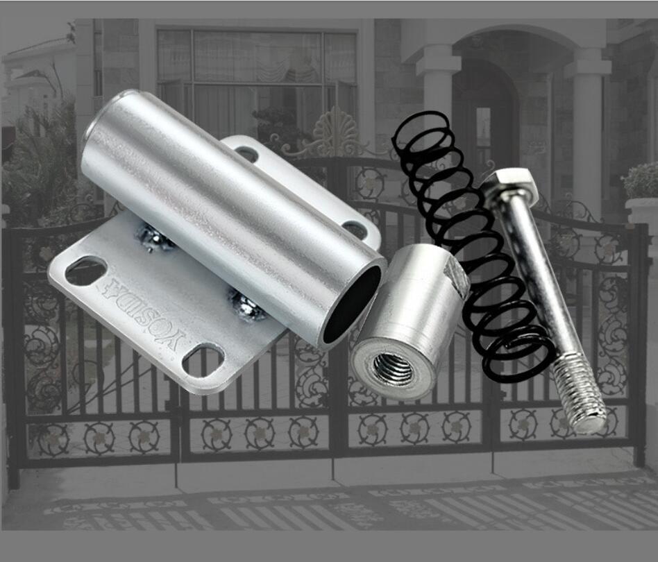 Brake function available Swing Door Gate Wheel Spring Loaded Swivel Caster with Heavy Duty 110lbs 50kg Load Capacity