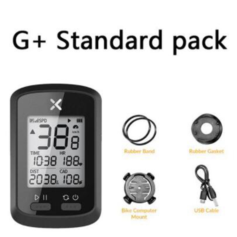 XOSS G/G + wireless GPS speedometer road bike MTB bike Bluetooth ANT+ with Cadence bike computer instead for Garmin IGPS: 2
