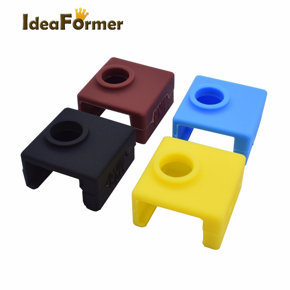 3D Printer MK8 Silicone Socks Block Heater Silicone Insulation cover for Replicator Anet a6 a8 i3 MK7 / MK8 / MK9