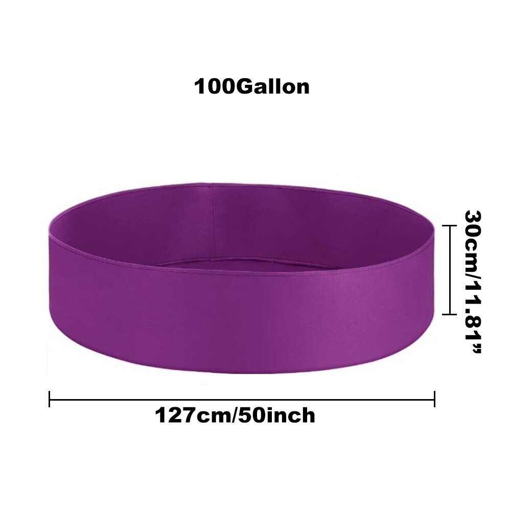 Biodegradable Grow Bags Fabric Raised Garden Beds Planter Pots Durable Breathing Cloth Grow Containers for Vegetable Cultivation: P-127