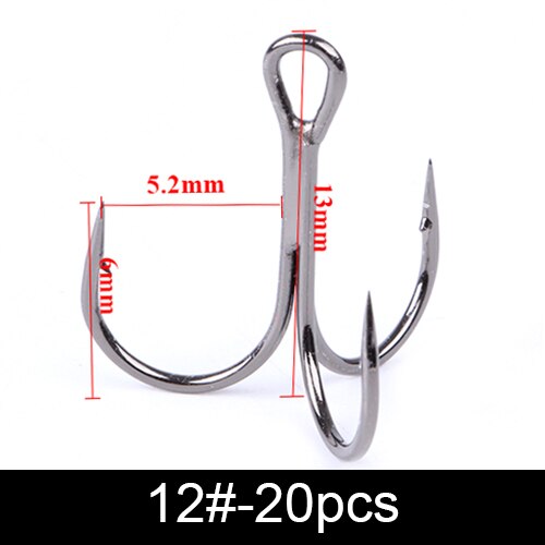 FTK-anzuelos triples para pesca de lubina, soporte para señuelos, atado de moscas, juego de anzuelos de manivela, anzuelo con aguja de agua salada: Negro