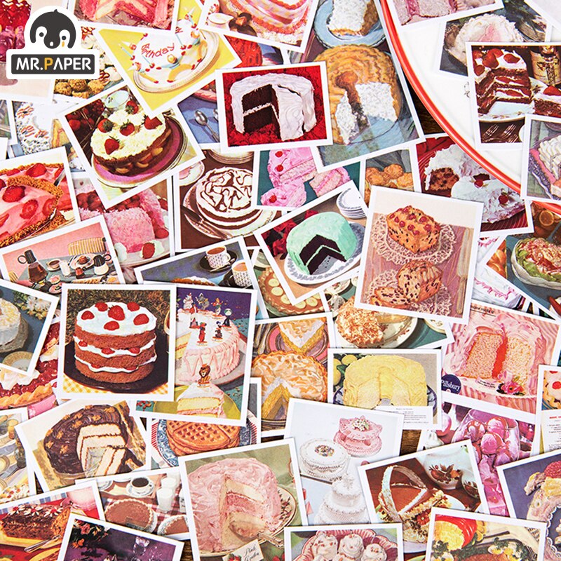 Mr.paper cake party dessert washi stil bullet journaling skrivetape deco malertape let at rive af kontorartikler