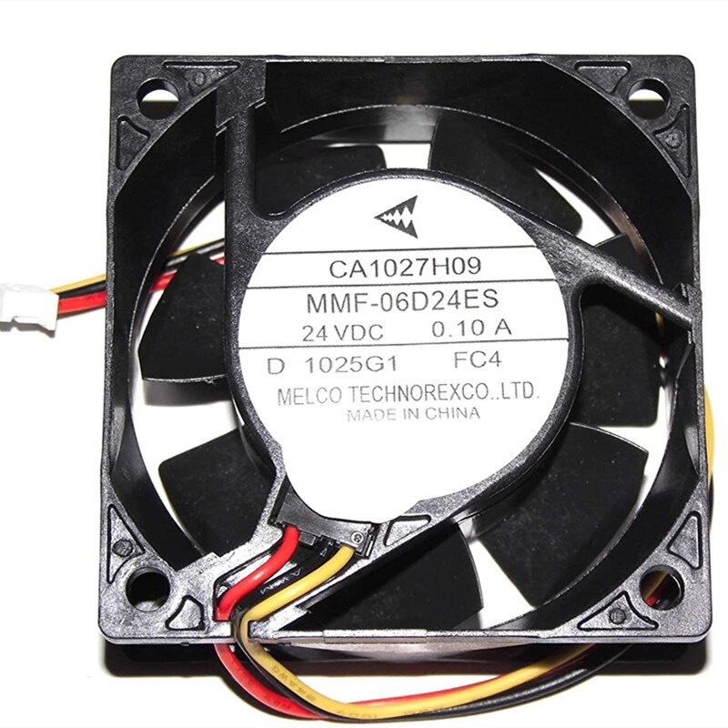 Originele MITSUBISHI1 60*25Mm MMF-06D24ES FC4 24V 0.1A 3 Draad CA1027H09 6Cm Koelventilator