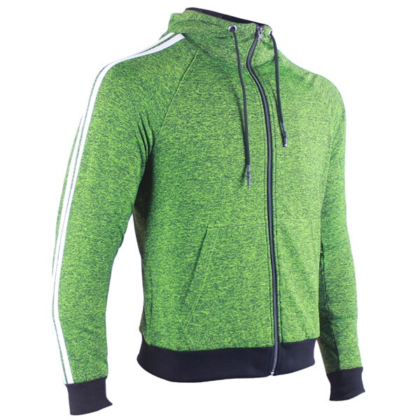 Sudaderas de entrenamiento musculosas vivas, ropa de gimnasio, ropa para correr, deportes, Crossfit, culturismo, Fitness, Spandex, forro polar de poliéster para hombre: S / Heather Green