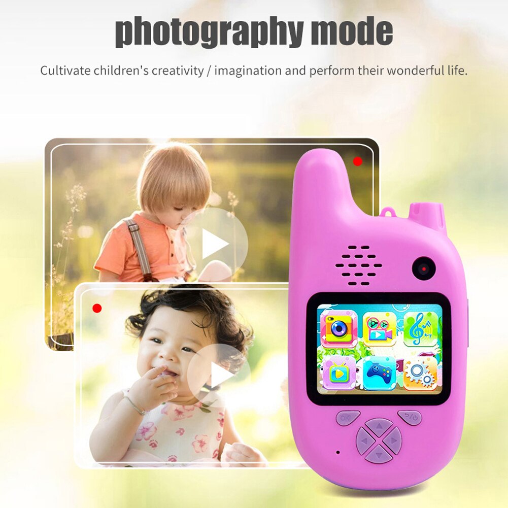 Kinderen Mini Camera Full Hd 1080P Draagbare Digitale Video Foto Camera 2 Inch Scherm Kinderen Voor Kid Game studie Camera