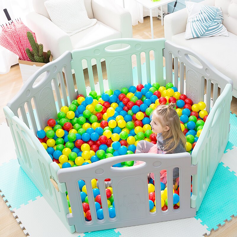 Baby Shining Ocean Ball Children Wave Ball Baby Ocean Pool Inflatable Elastic Thickened Plastic Toy Ball