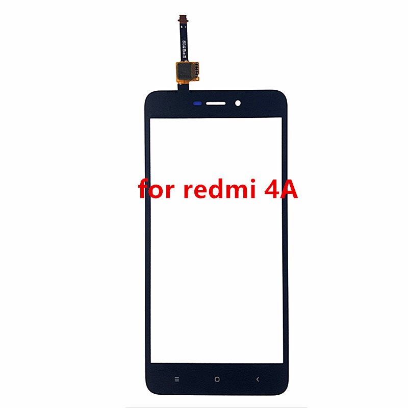 Para Xiaomi redmi series pantalla táctil digitalizador Sensor táctil de cristal frontal Panel de pantalla para redmi 1s 2 3s 4a 4x pantalla táctil