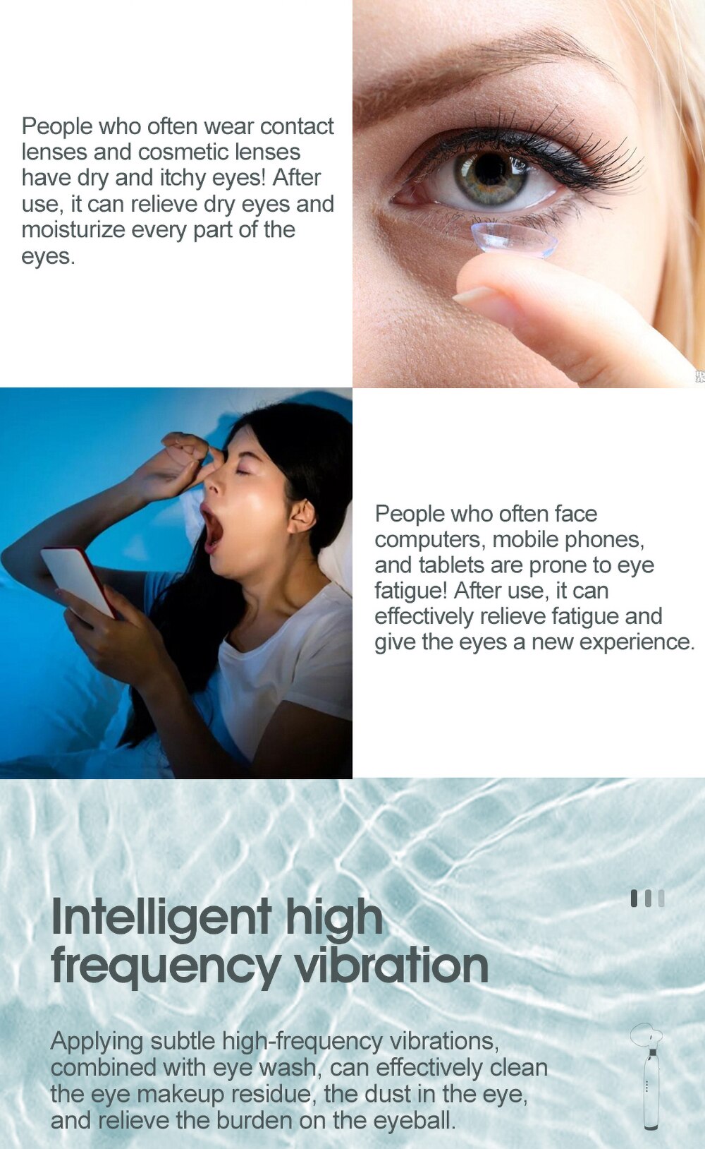 Eye Massage Stick Beauty Eye Care Eye Wash Liquid ... – Grandado