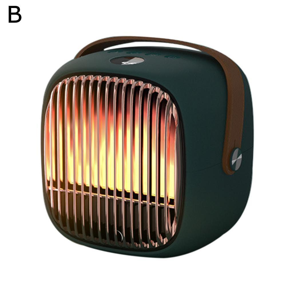 Space Heater Personal Mini Electric Heater Desk Heater Heater Machine Protable Radiator Office Warmer Home For Winter Fan P1X3: green