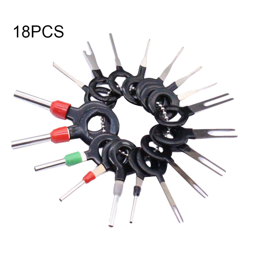Stainless Steel Wire Terminal Removal Tool Harness Connection Picking Tool Car Electrical Wiring Crimp Connector Extractor