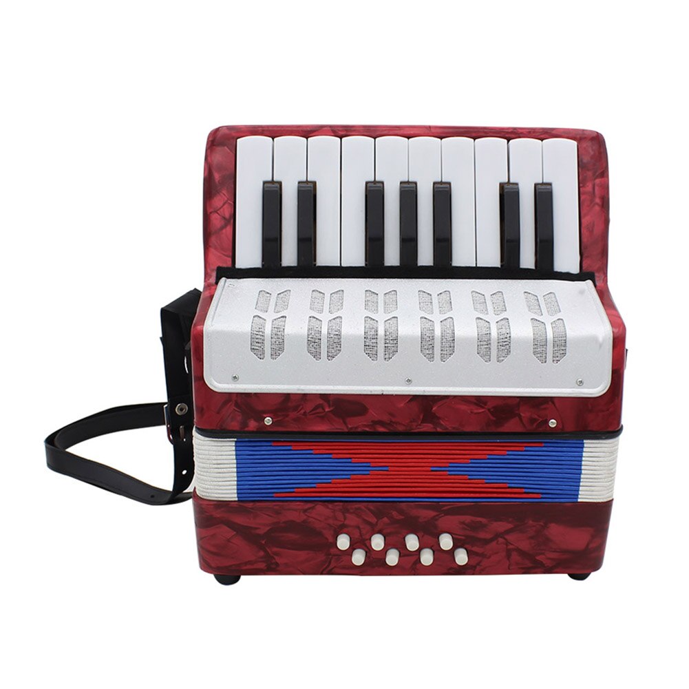 Acordeón de 8 bajos de 17 teclas, instrumento Musical educativo pequeño, banda de ritmo, juguetes para principiantes, instrumentos de teclado: Default Title