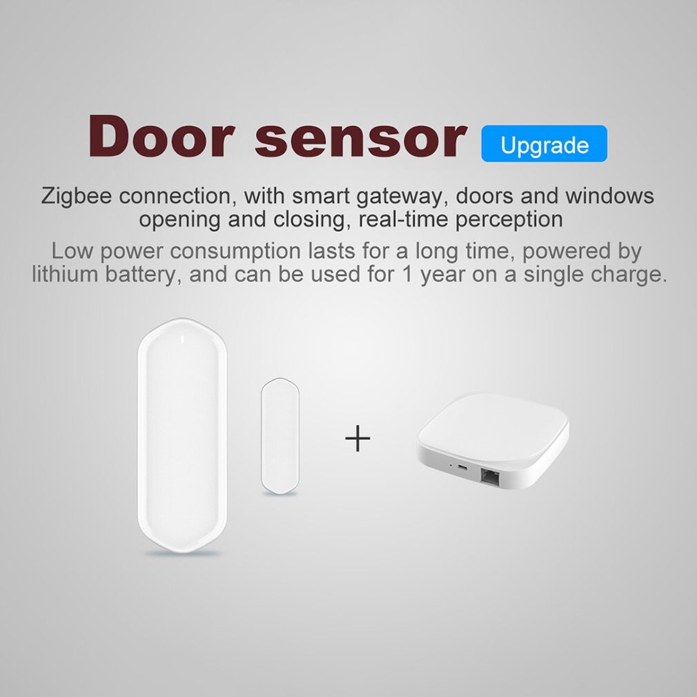 Praktische Tür und fenster sensor smart home wifi tür magnetischen alarm Google voice control APP alarme