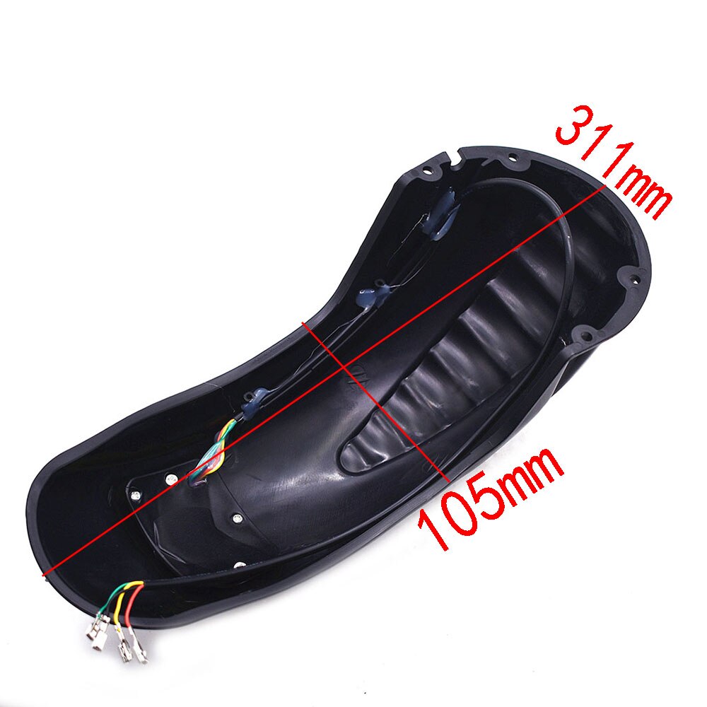 10 Inch Elektrische Scooter Rear Fender Met Lamp Scooter Vervangbare Splash Proof Accessoires Q8 Elektrische Scooter