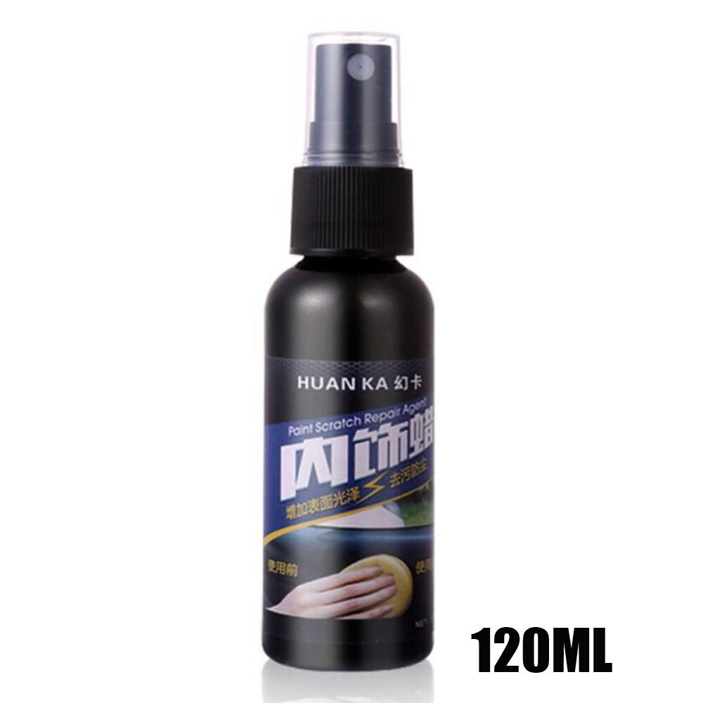 ​120ML Automotive Interior Wax Multi-Purpose Car Cleaner Tire Wax Plastic Leather Polishing Wax