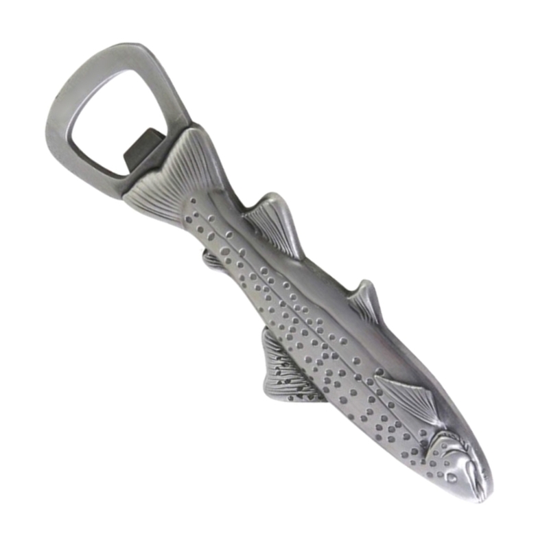 Ergonomic Stainless Steel Fish Beer Bottle Opener Easy to Cleans Bottle Opening Tool Suitable for Various Bottles