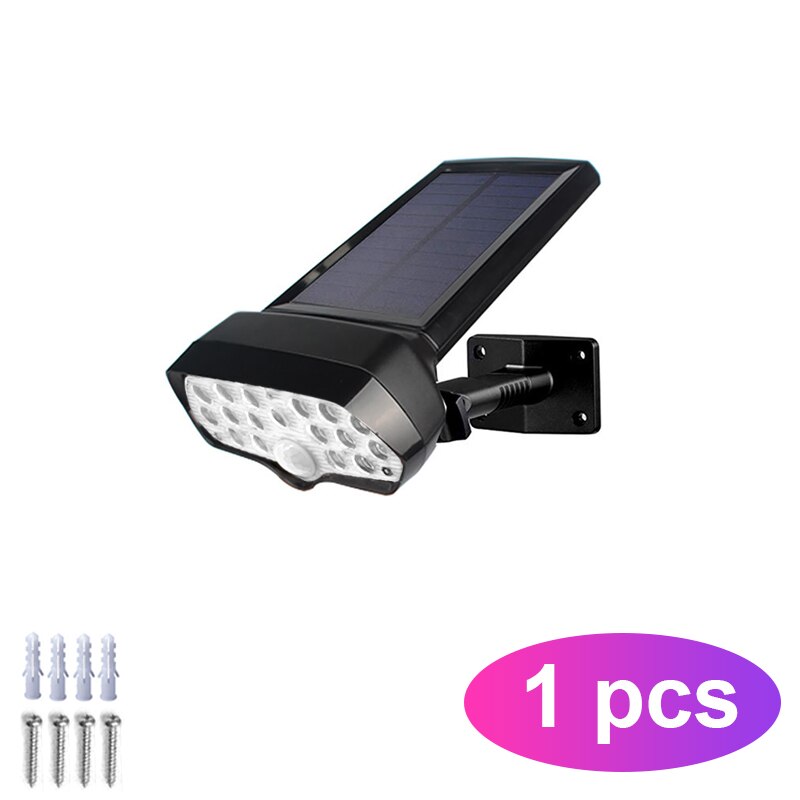 17 LED Motion Sensor Solar Garten Lichter IP67 Wasserdichte Solar Powered Wand Lichter 2-in-1 Wireless Outdoor landschaft Scheinwerfer: A-1 pcs