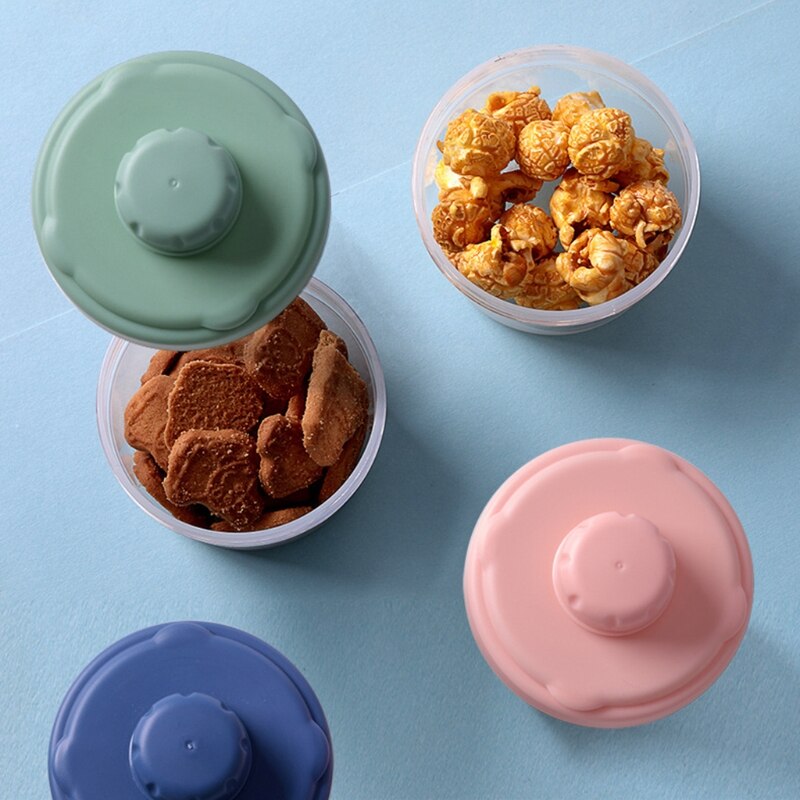 60ml/120ml Milk Powder Storage Box 3 Layers Baby Formula Dispenser Infant Essential Cereal Snacks Container for Toddle
