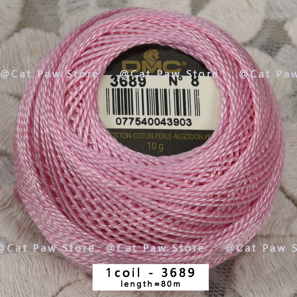 Hilos de punto de cruz DMC originales, hilo de bordar, hilo de moulina, hilo de algodón para gancho, hilo de coser, línea de ganchillo