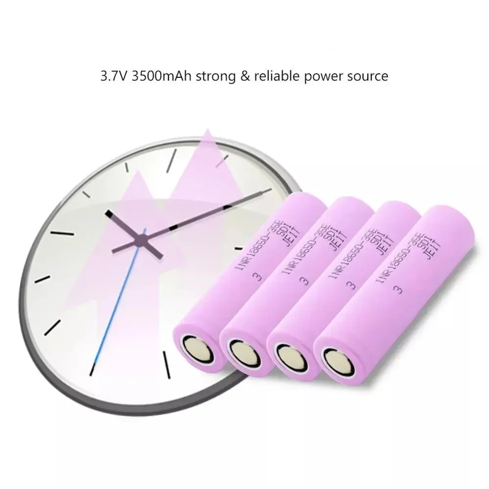 Batería de iones de litio  , 18650 mah , 18650 v, 25a, 3500, 3,7,  de alta potencia, original, outil electrique 35e inr, noveda