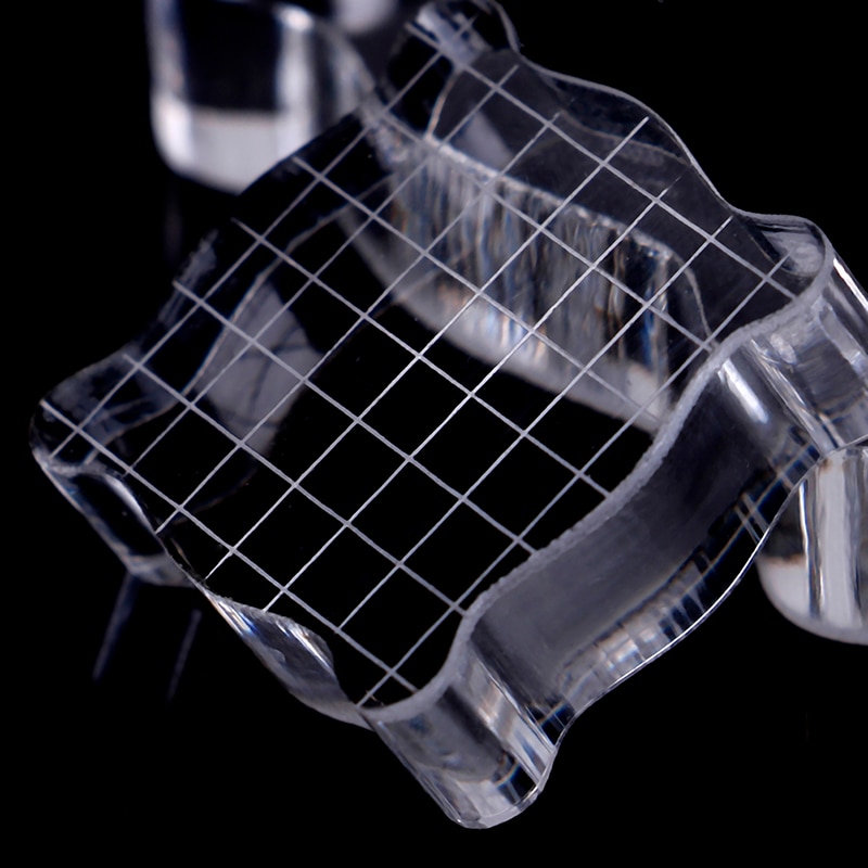 1pc Clear Acrylic Stamping Tools for Scrapbooking DIY Crafts Stamps Making Block Handle Stamping Photo Album Decor