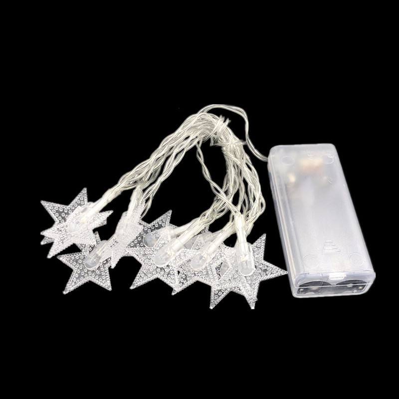 10 diod doprowadziło choinka gwiazda girlanda żarówkowa doprowadziło bajkowe oświetlenie Boże Narodzenie impreza strona główna girlandy żarówkowe robić ślubu ogrodu bożenarodzeniowe lampki doprowadziło dekoracji